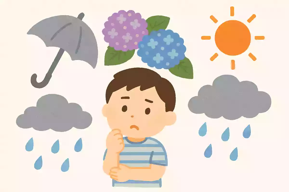 梅雨入りしたのに雨がとても少ないことを何というでしょう?