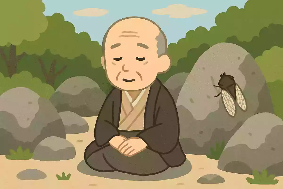 閑さや 岩にしみ入る 蝉の声松尾芭蕉
