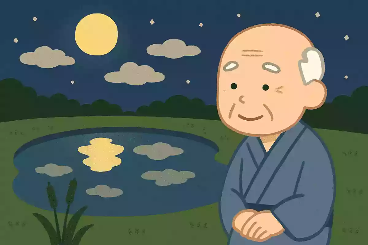 八月や 夜の雲池に うつりけり久保田万太郎