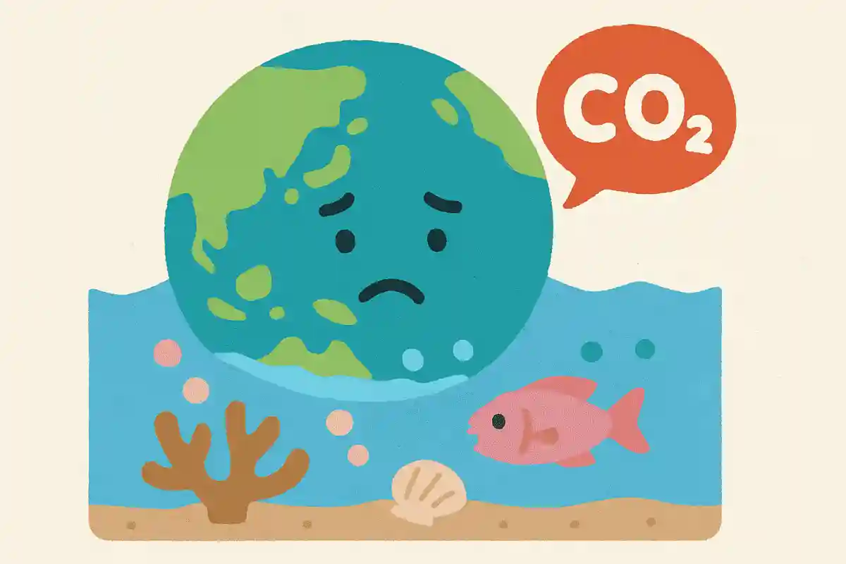 地球の海洋酸性化が進んでいる