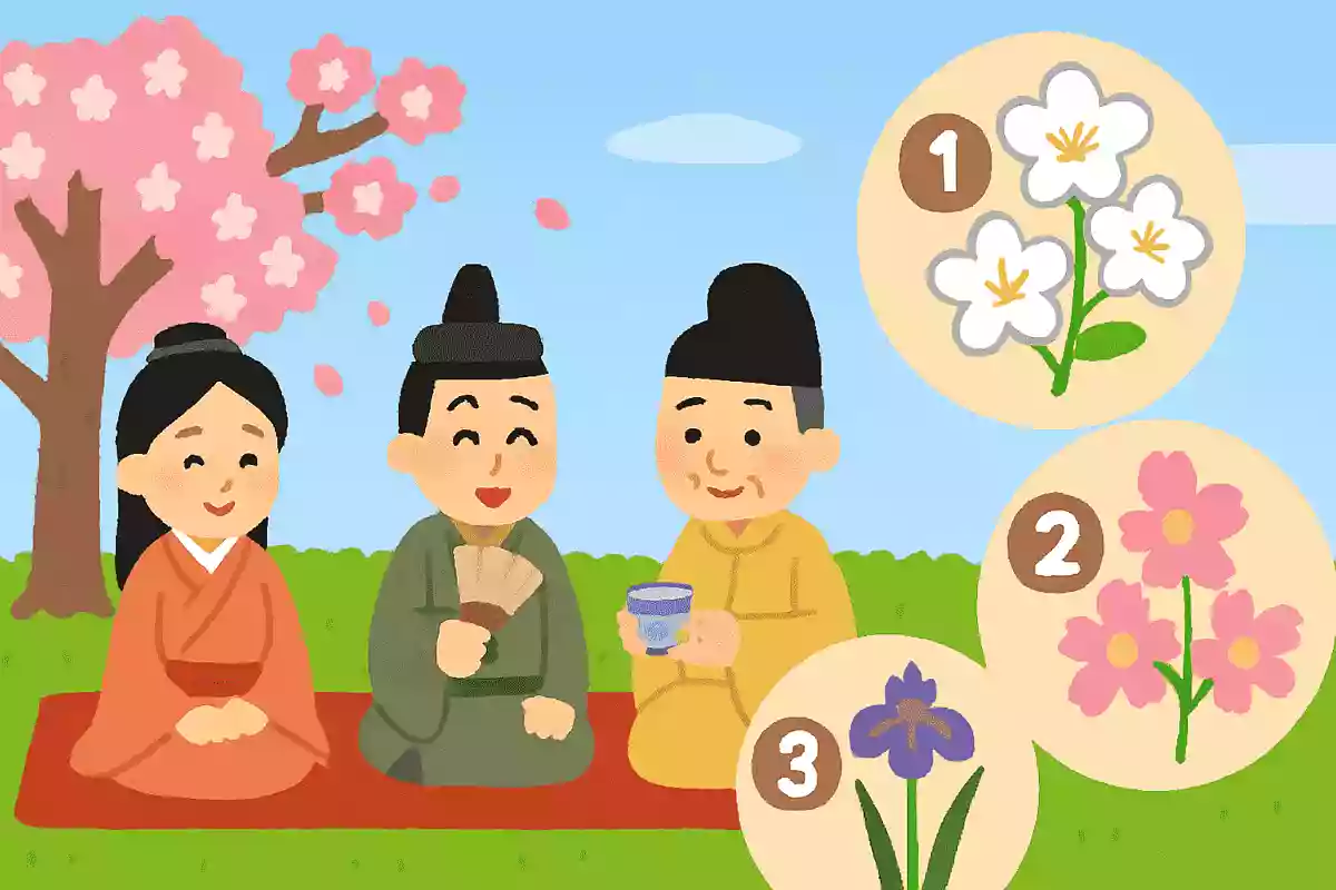 奈良時代のお花見で好まれていた花は?