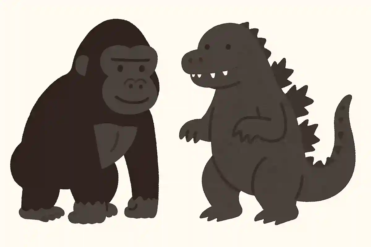 ゴジラの名前はゴリラと何を組み合わせている？