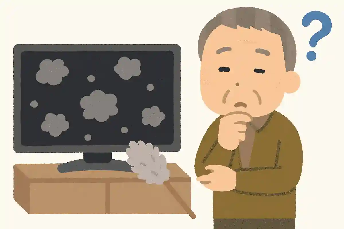 テレビにほこりが溜まりやすい理由は何でしょうか?