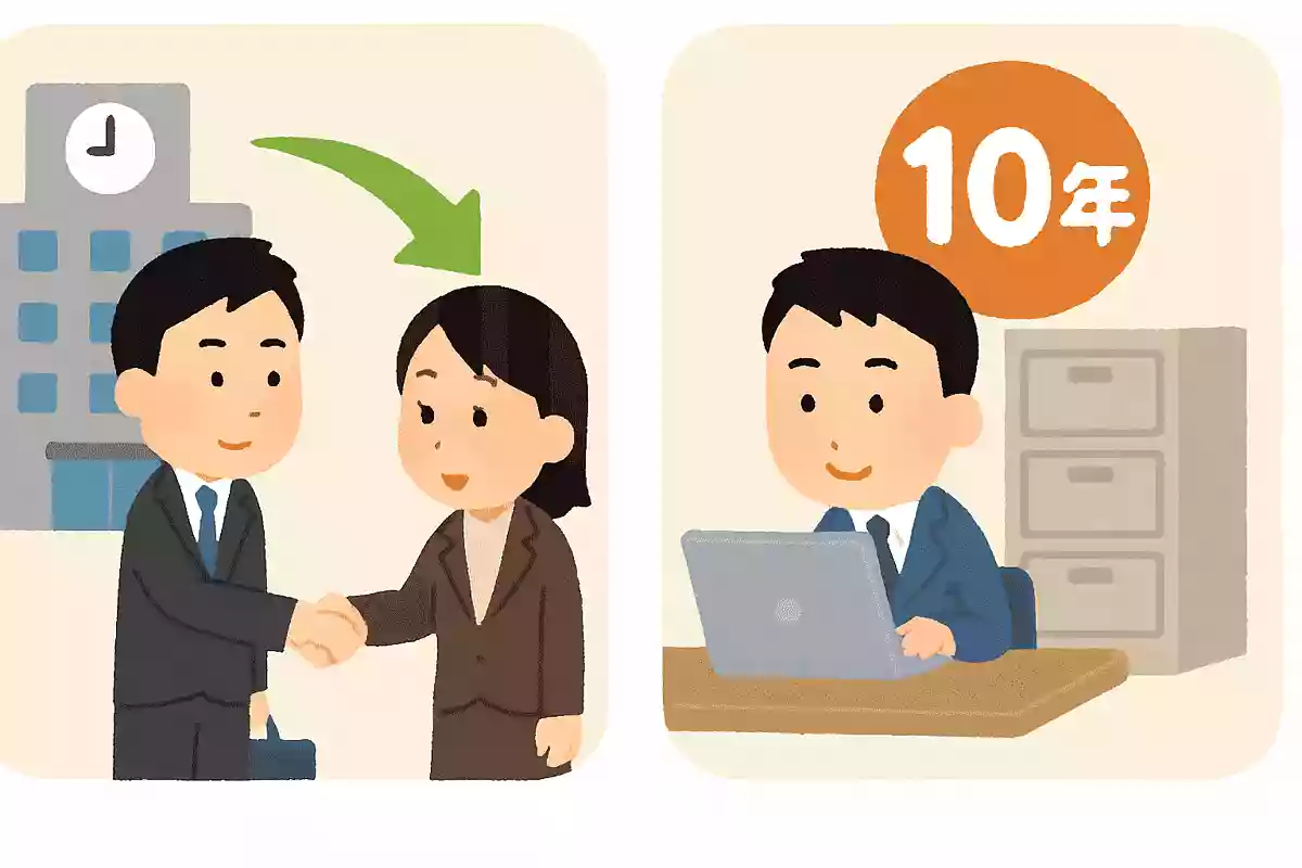 毎年部署異動あり or 10年間ずっと同じ業務内容、どちらの環境で仕事したい？