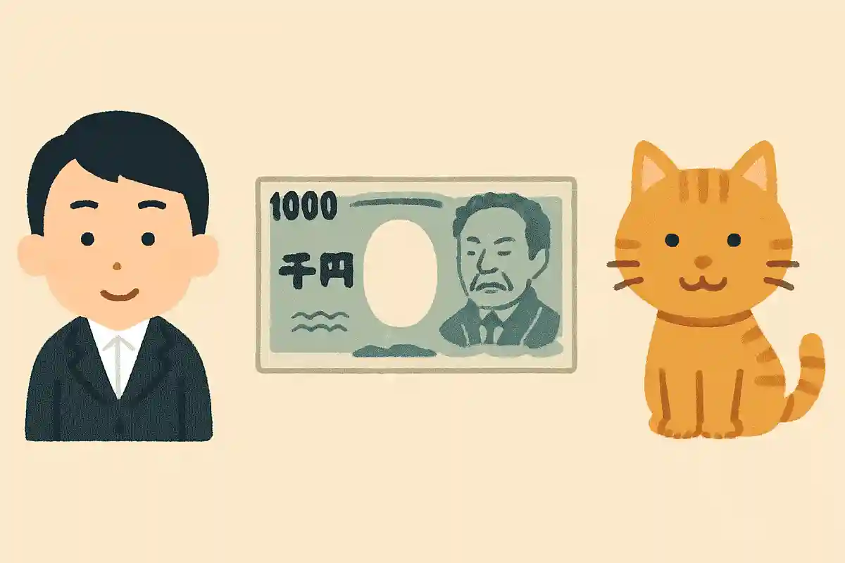 坊ちゃん、千円札、猫
