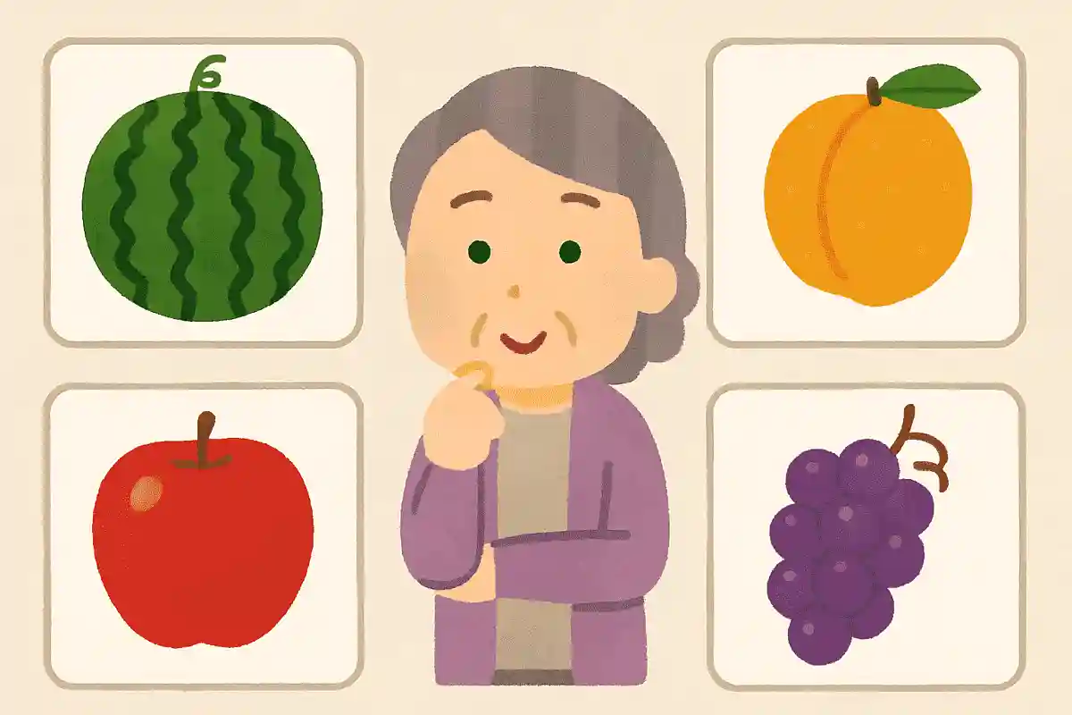 7月が旬の果物の名前はどれでしょうか？