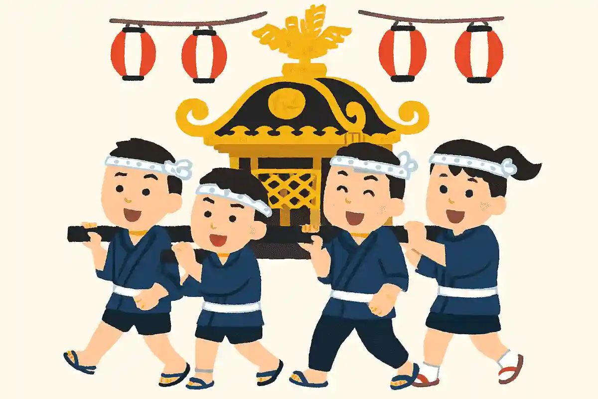 おみこしをかつぐときに、足にはくものは何でしょう？