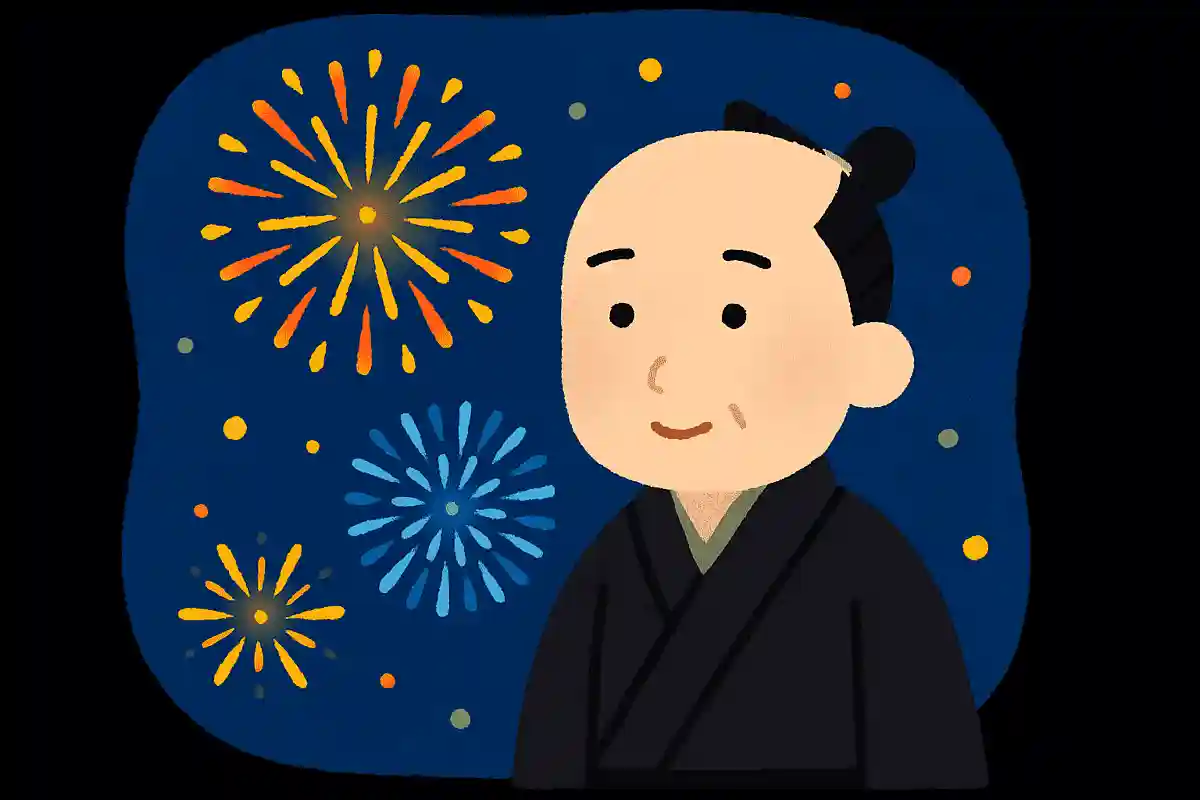 日本初の花火大会、隅田花火大会を開催した時の江戸幕府の将軍は誰でしょうか？