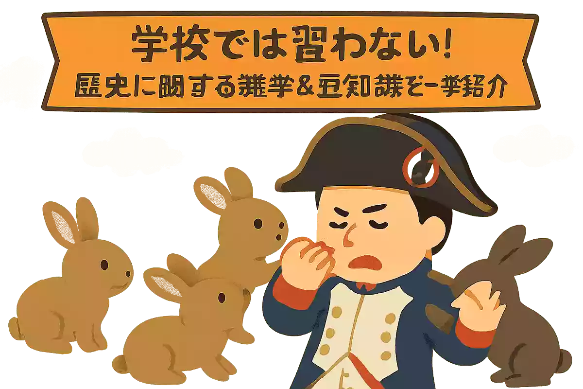 学校では習わない！歴史に関する雑学&豆知識を一挙紹介