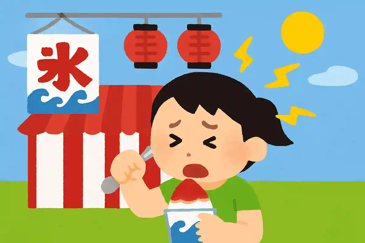 かき氷を食べると頭が痛くなる現象を何と呼ぶでしょうか？