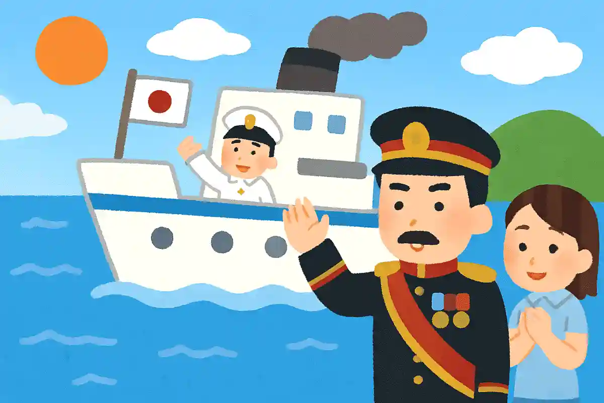 海の日は明治天皇が無事に船旅から帰ってきたことから制定された