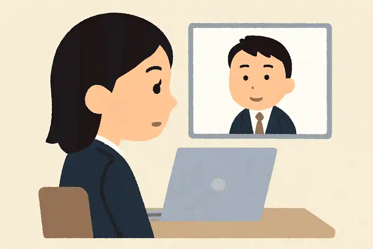 Web面接時はどこを見ながら話すのがいいでしょう?