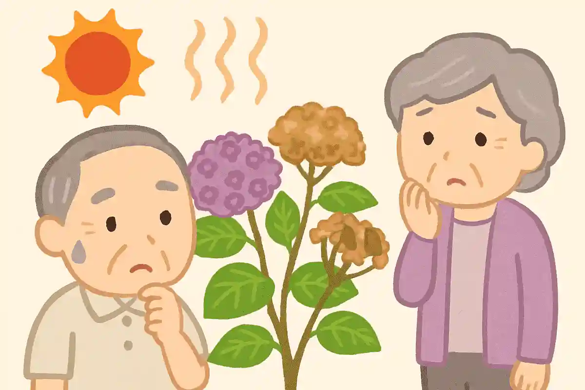 ガクアジサイは暑くなるとどうなるでしょうか？