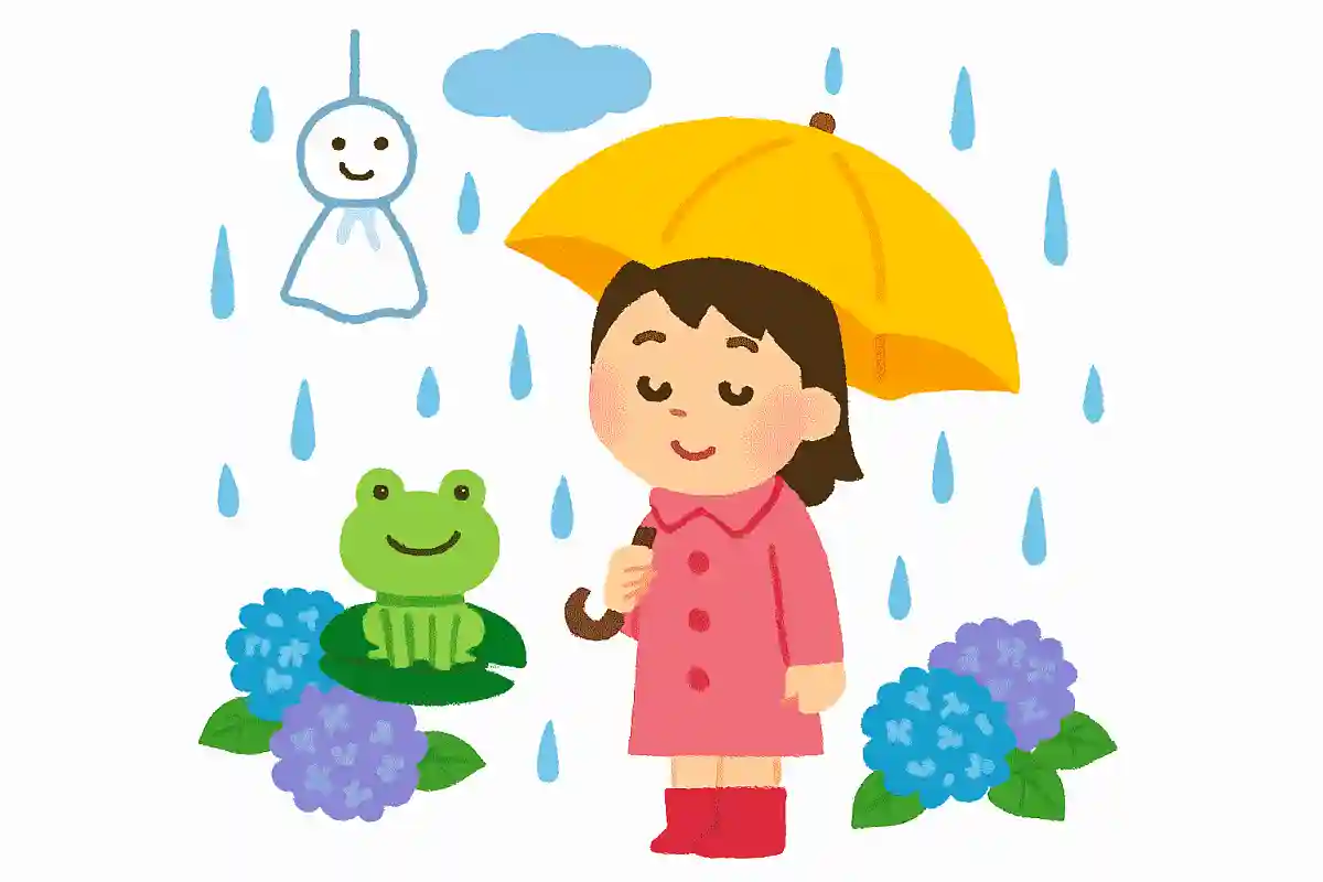 梅雨の終わり頃に降る雨を何というでしょう？
