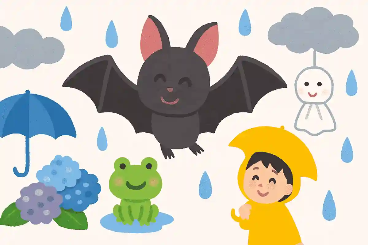 雨の日になると現れるコウモリはなーんだ?