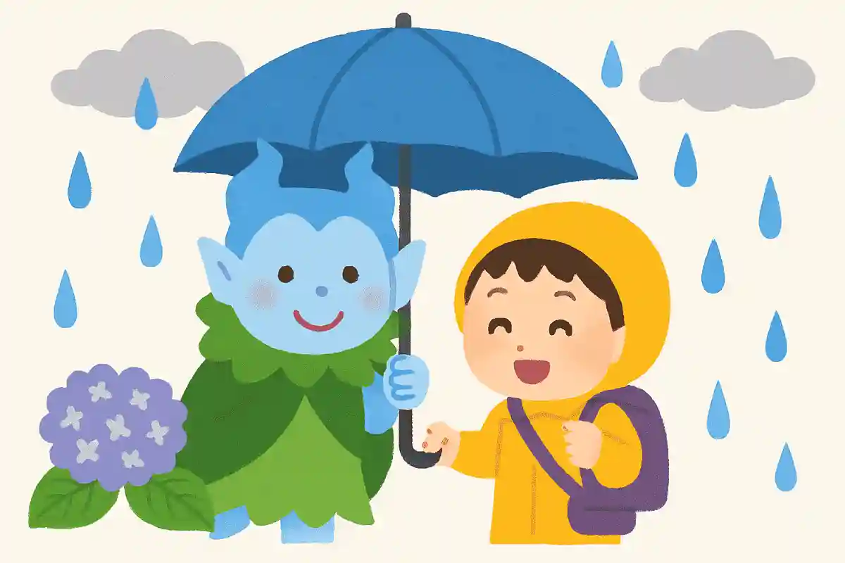 雨の日に人間を守ってくれる妖怪はなーんだ?