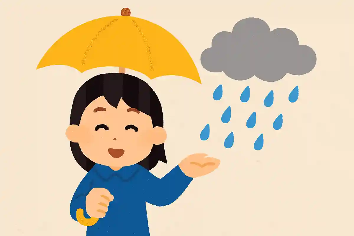 海外では天気予報で雨を伝えるとき何マークを使うでしょう？