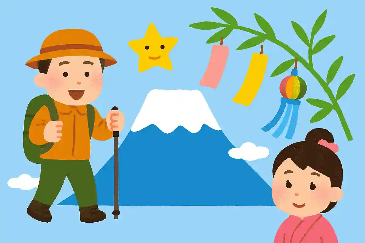 富士山は7月に山開きされる