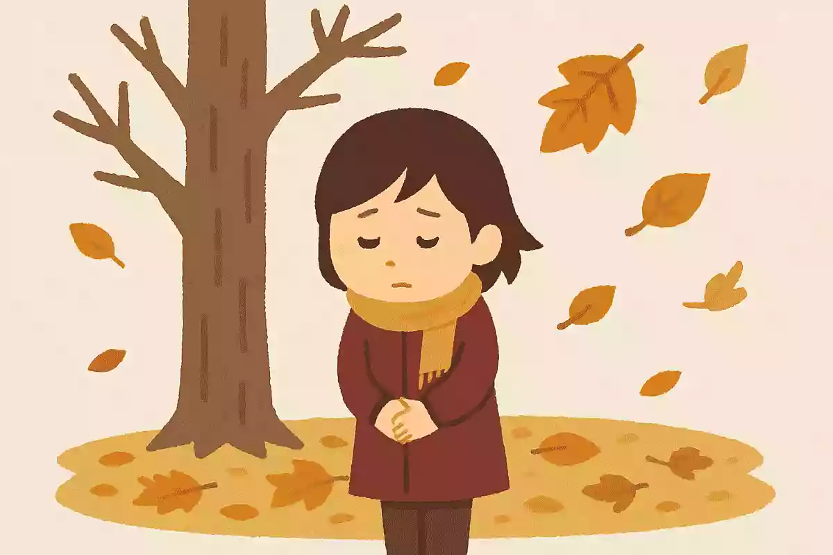 秋は最も辛い季節だ。葉は全て落ち、地面と恋に落ちているかのように舞い降りていく。アンドレア・ギブソン