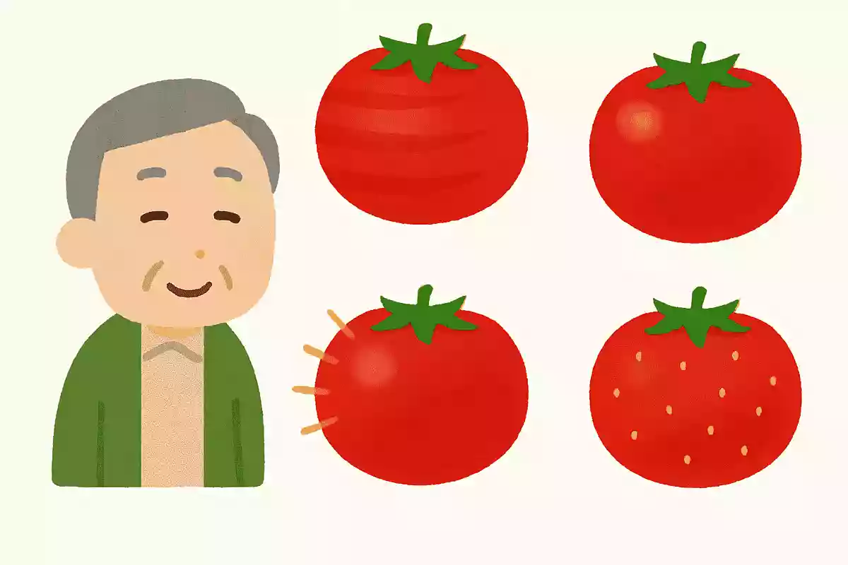 甘いトマトを見分ける方法は、次のうちどれでしょうか?