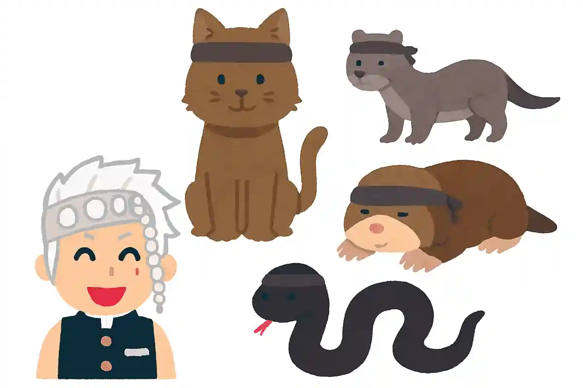 宇髄天元の忍獣はどれでしょう？