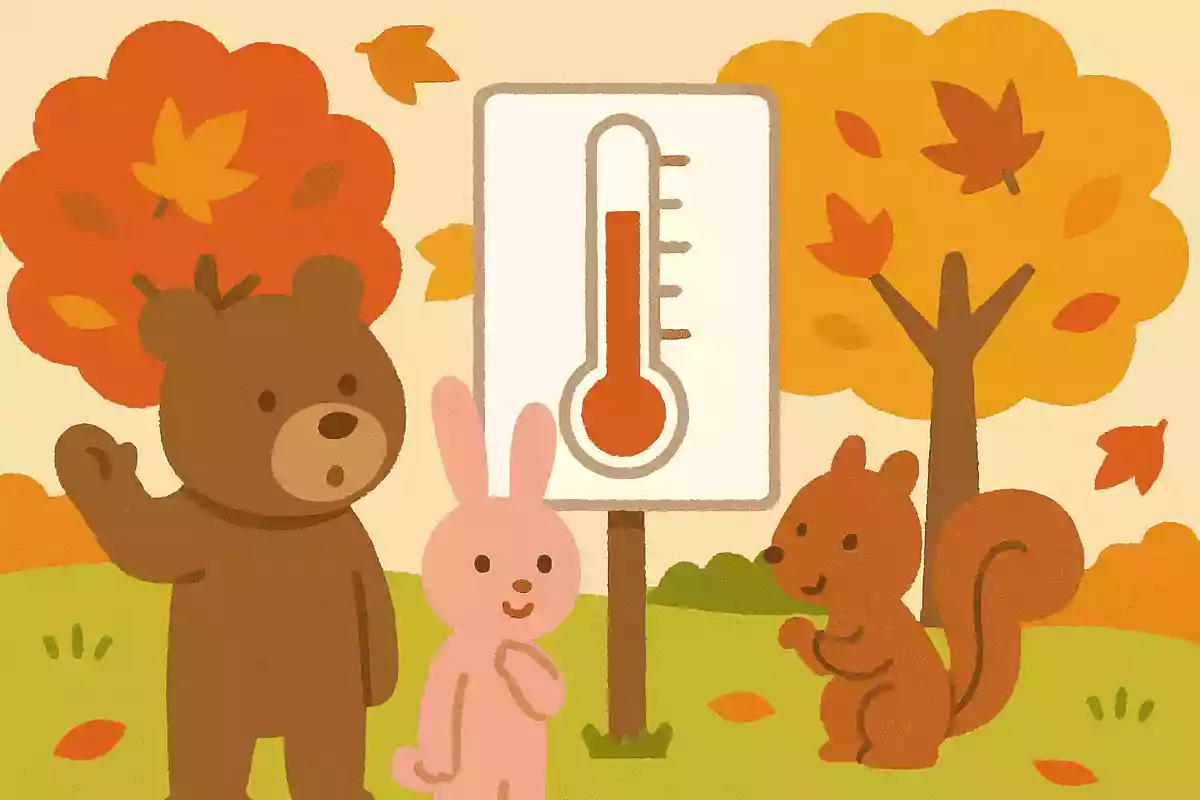 紅葉が始まる気温の目安は何度くらいでしょうか？