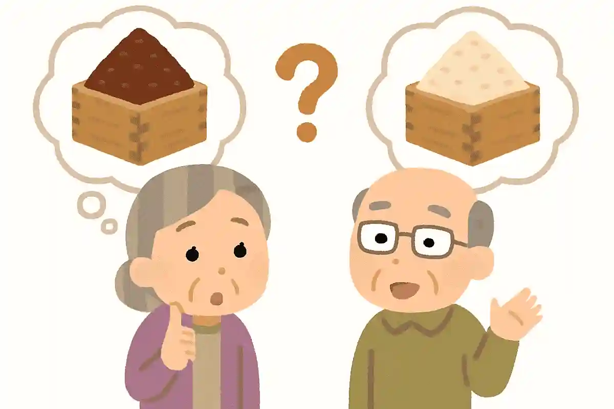 赤味噌と白味噌の違いは何でしょうか?