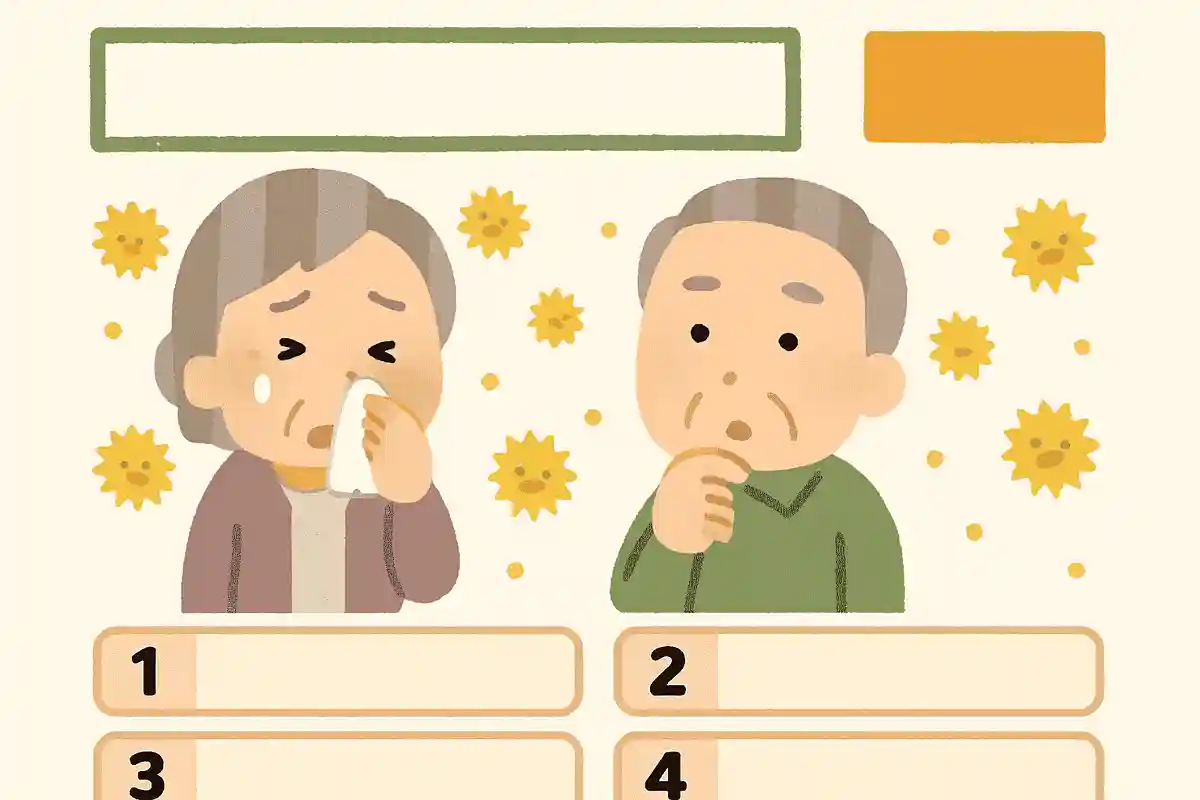 花粉症の症状が毎年同じ時期に発生する理由は、次のうちどれでしょうか？