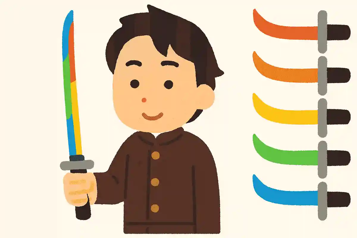 日輪刀は別名「色変わりの刀」と呼ばれている