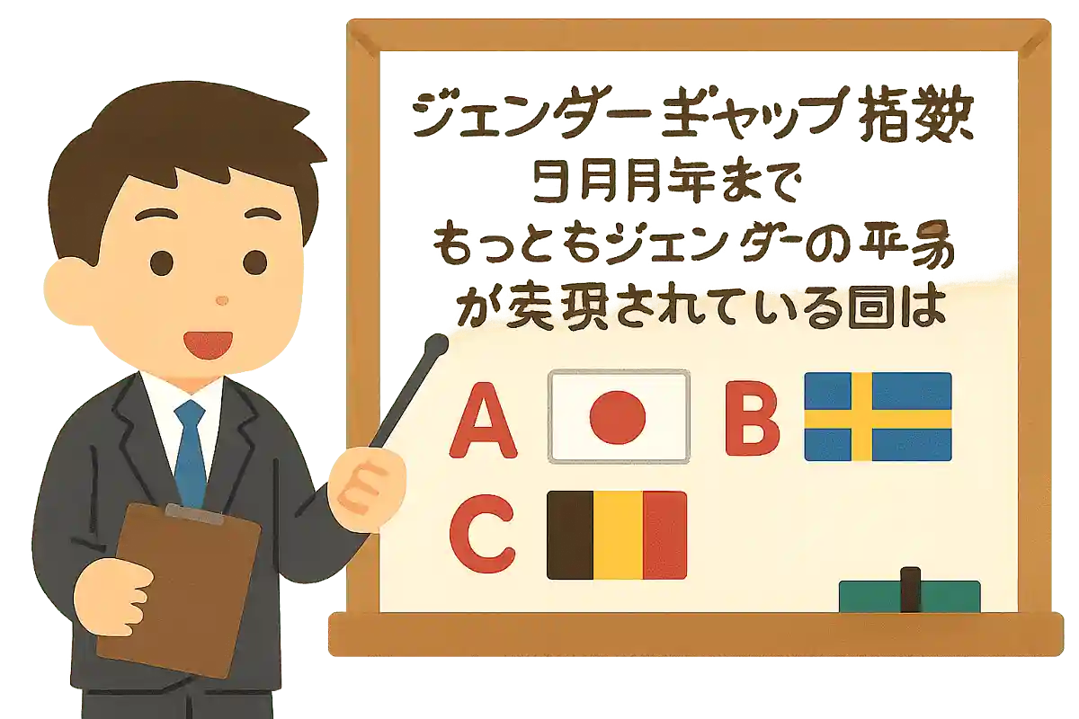 2025年に発表されたジェンダー・ギャップ指数でもっともジェンダーの平等が実現されているとされた国はどこ？