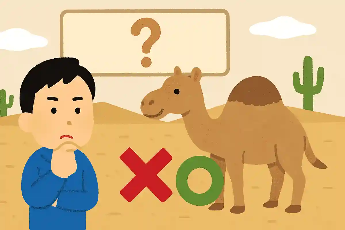 ラクダのコブは筋肉である