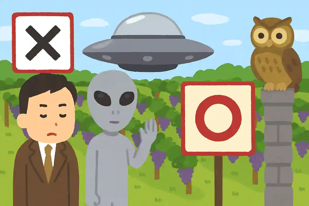 フランスではぶどう畑にUFOを停めると違法になる