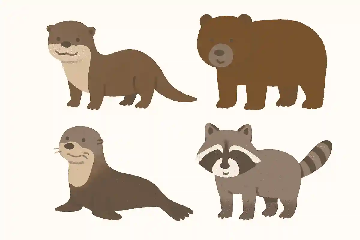 次のうち、カワウソの仲間はどれでしょうか?