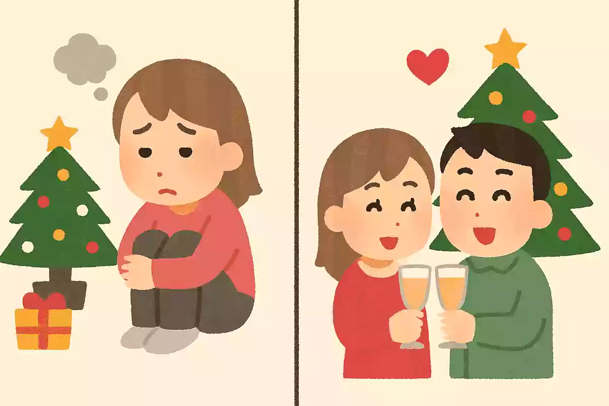 「ひとりぼっちのクリスマス」とかけて「恋人とのクリスマス」ととく、その心は?