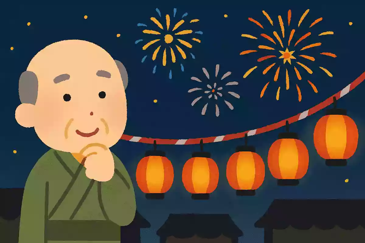 夜でもお祭りが楽しめるように飾る明かりを何と呼ぶでしょうか