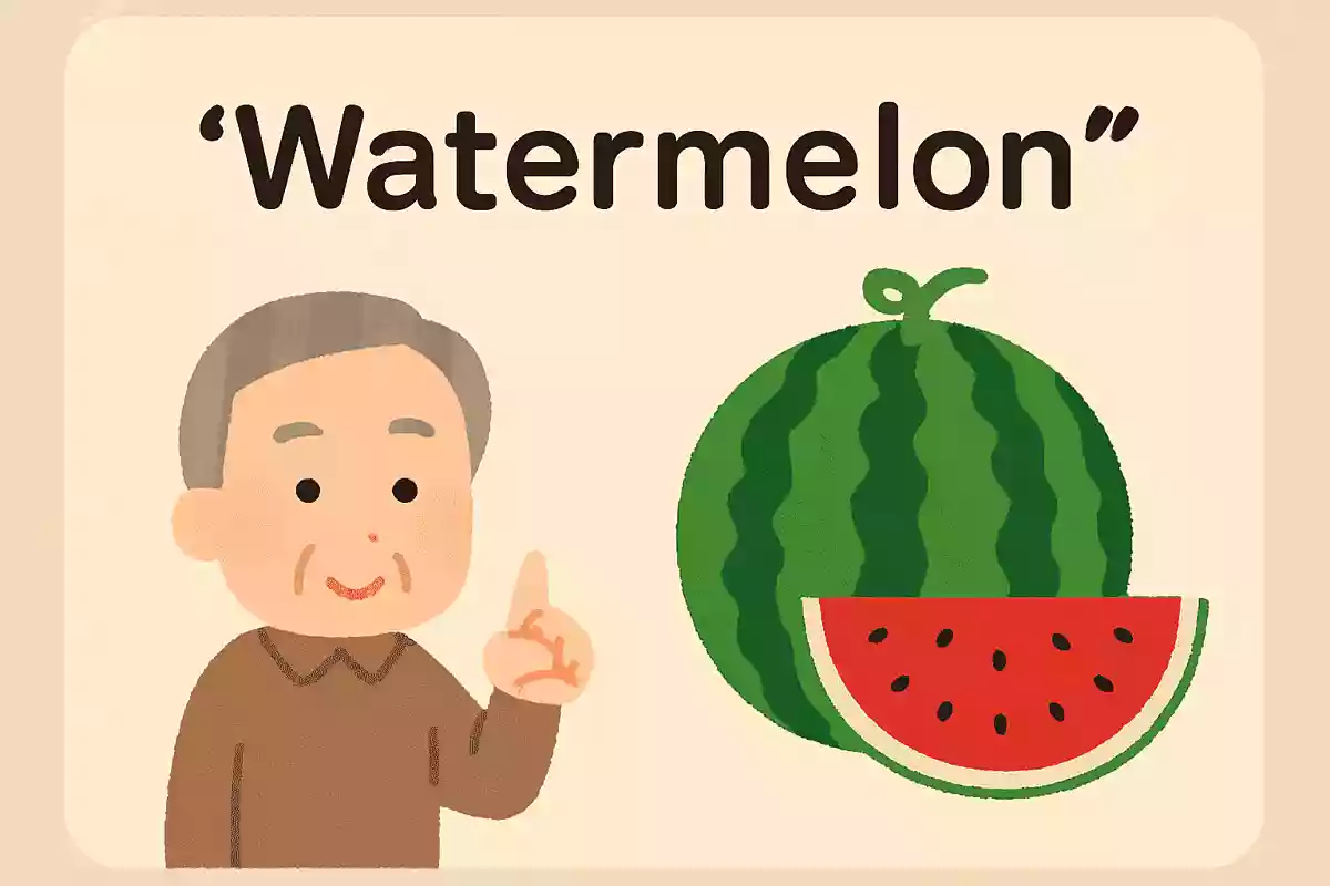 「Watermelon(ウォーターメロン)」は日本語で何の果物でしょうか
