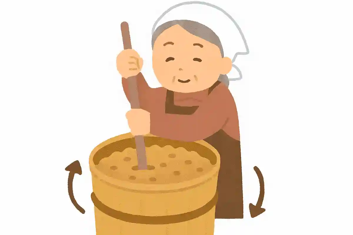 味噌作りに大切な、上下の味噌を入れ替えるように混ぜる作業のことを何と言うでしょうか?