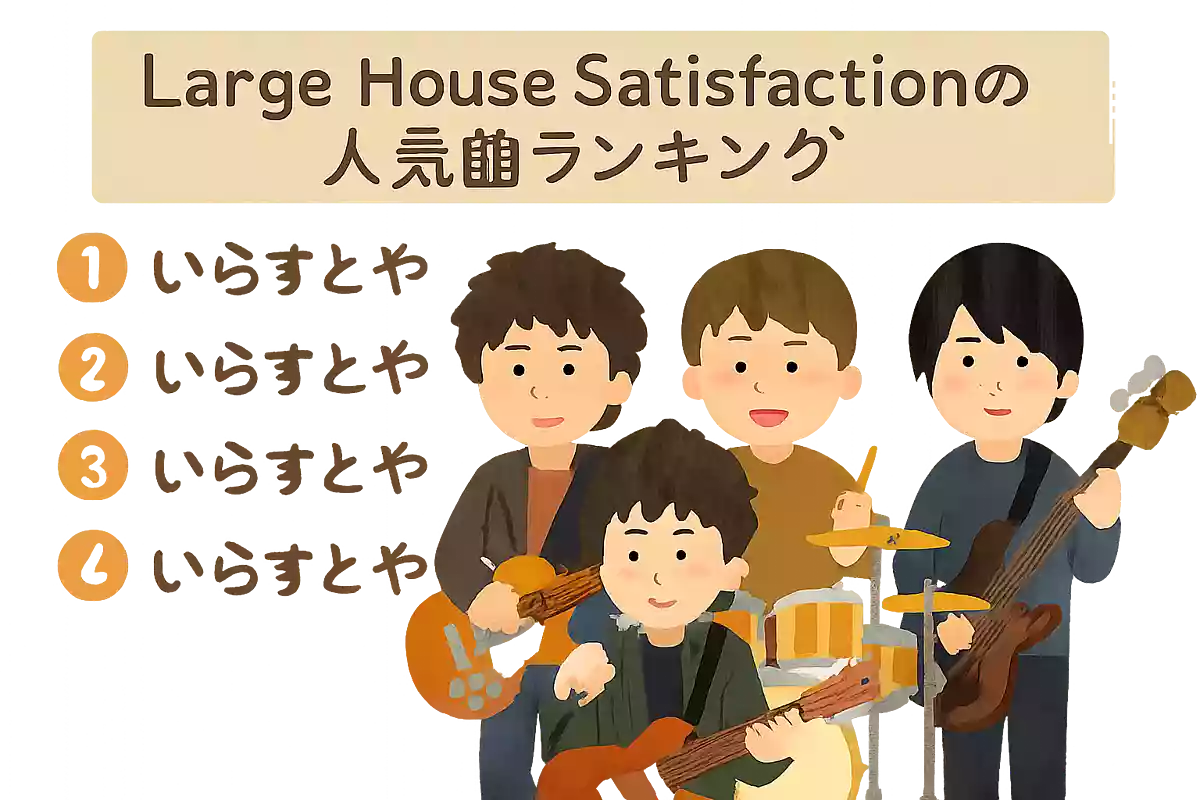 Large House Satisfactionの人気曲ランキング【2025】