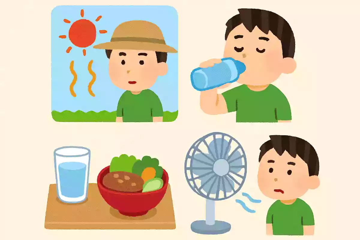 熱中症にならないように日々気を付けることで、間違っているものはどれでしょうか？NEW!