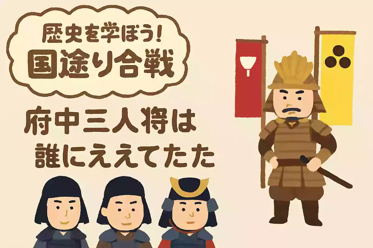 「府中三人衆」は誰に仕えていたでしょう?NEW!