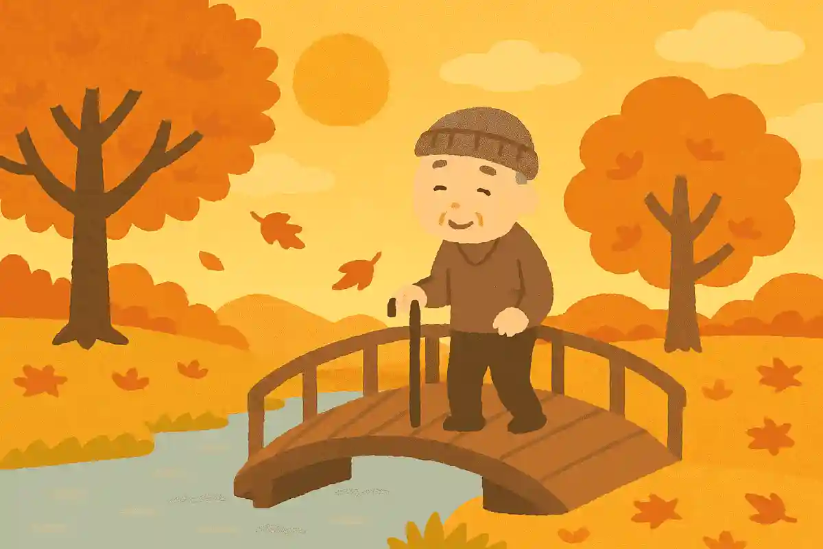 橋見えて 暮かかる也 秋の空小林一茶