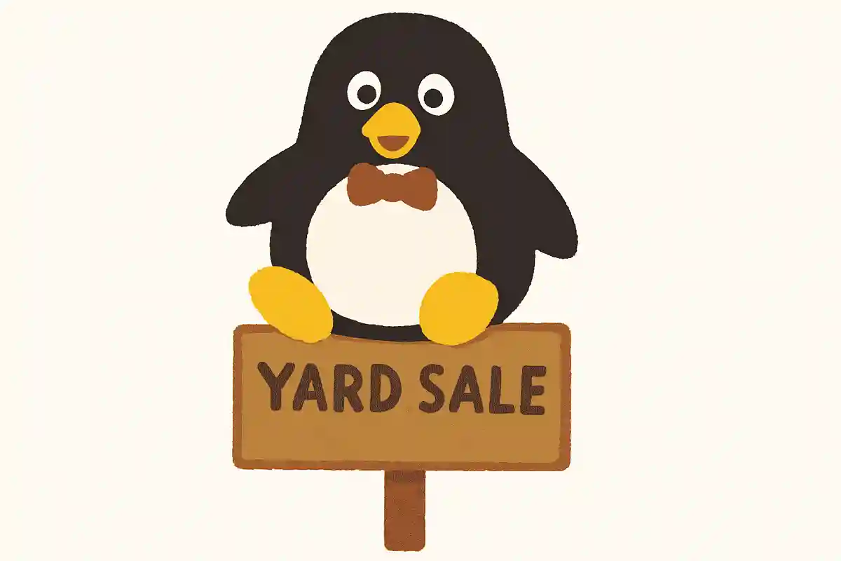 ペンギンのおもちゃのウィージーはヤードセールでいくらで売られそうになった?