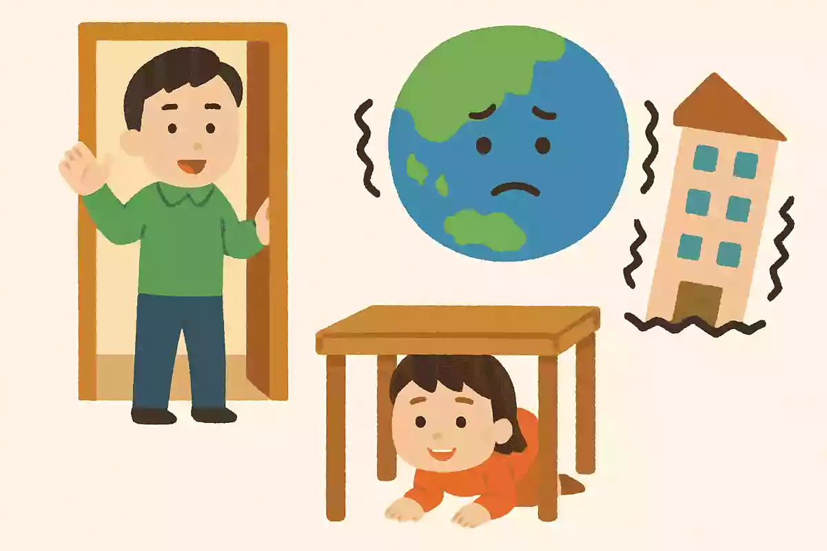 地震が発生したとき、家の中で比較的安全とされる場所はどこでしょう?NEW!
