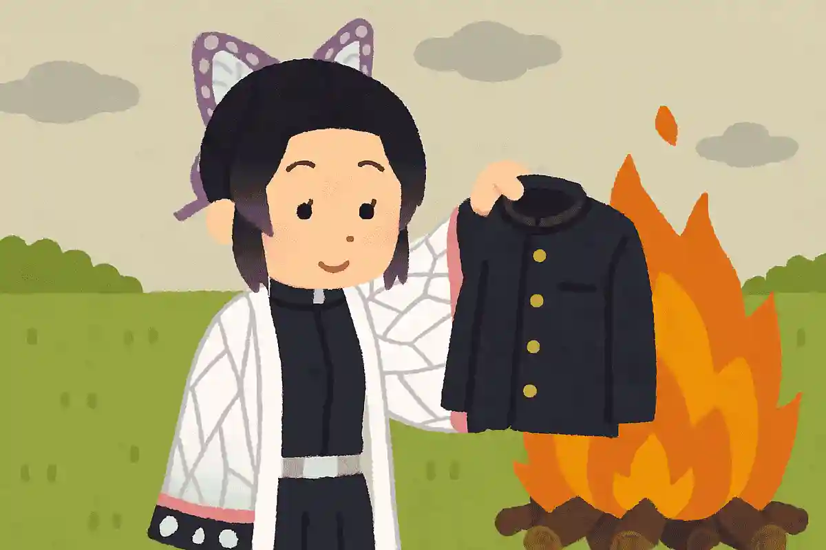 胡蝶しのぶは渡された隊服を燃やした事がある