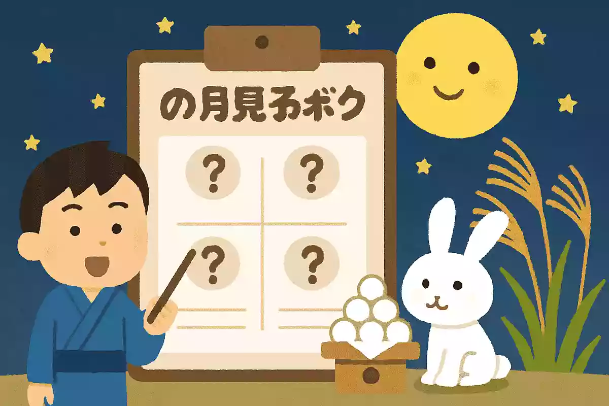 お月見の習慣である十五夜はどの国から日本に伝わった風習でしょうか?NEW!