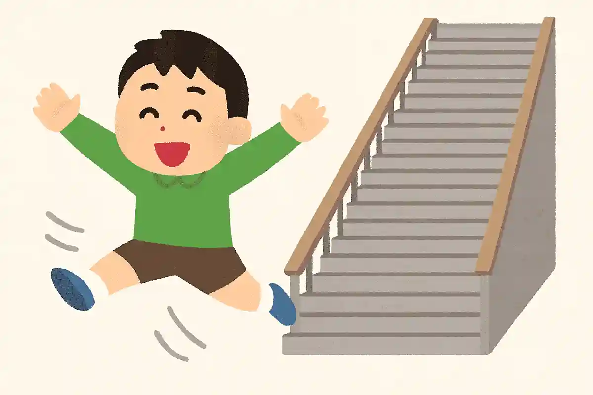 100段ある階段で1番下まで飛び降りたのにケガをしなかったのはなぜ？