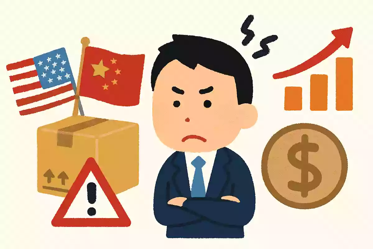 国際的な摩擦や対立が生じた際、政治的または経済的な対抗措置として、特定の国からの輸入品に課される関税を何というでしょうか？NEW!