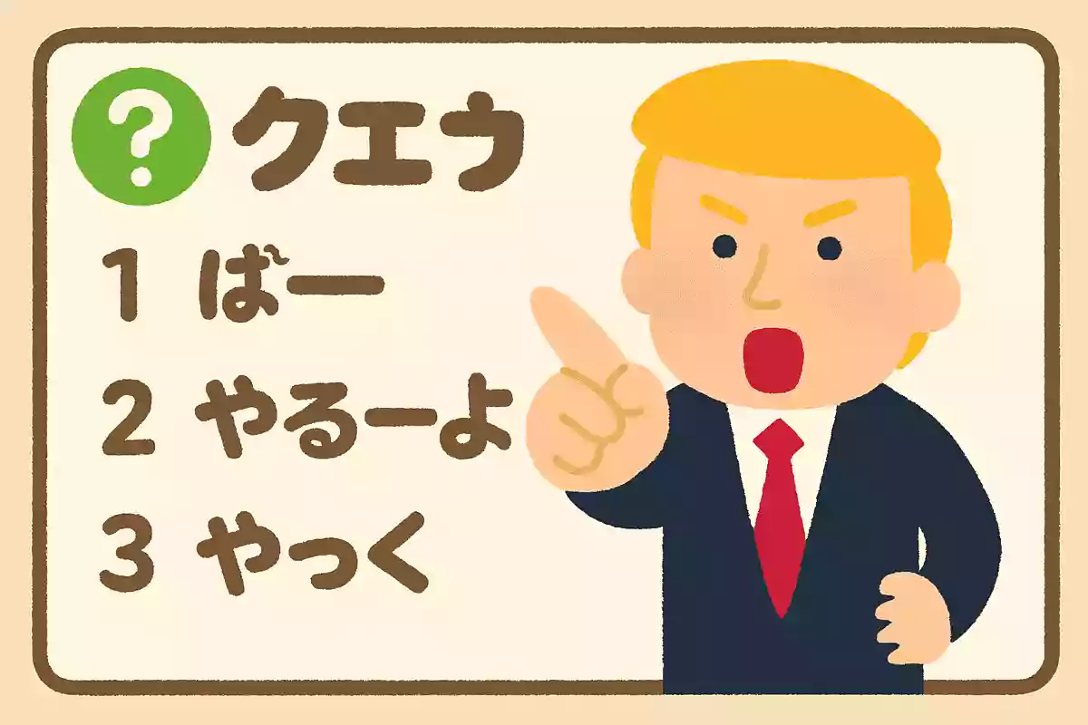 トランプ大統領は就任する前、人気テレビ番組の司会者を務めていました。その際に有名になった決め台詞とは次のうちどれでしょうか?NEW!