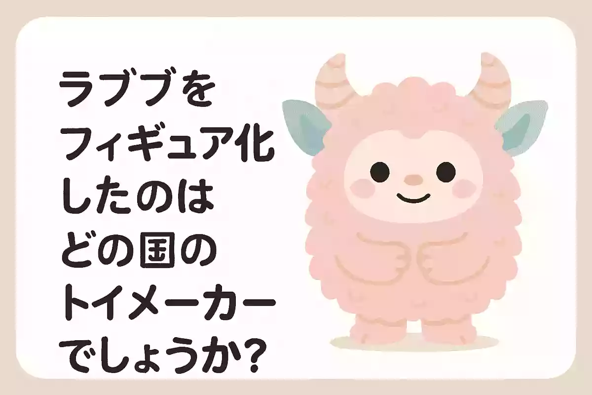 ラブブをフィギュア化したのはどの国のトイメーカーでしょうか?NEW!ラブブとは、香港のデザイナー龍家昇が制作しポップマートで独占的に販売されているぬいぐるみのモンスターエルフのブランドであ