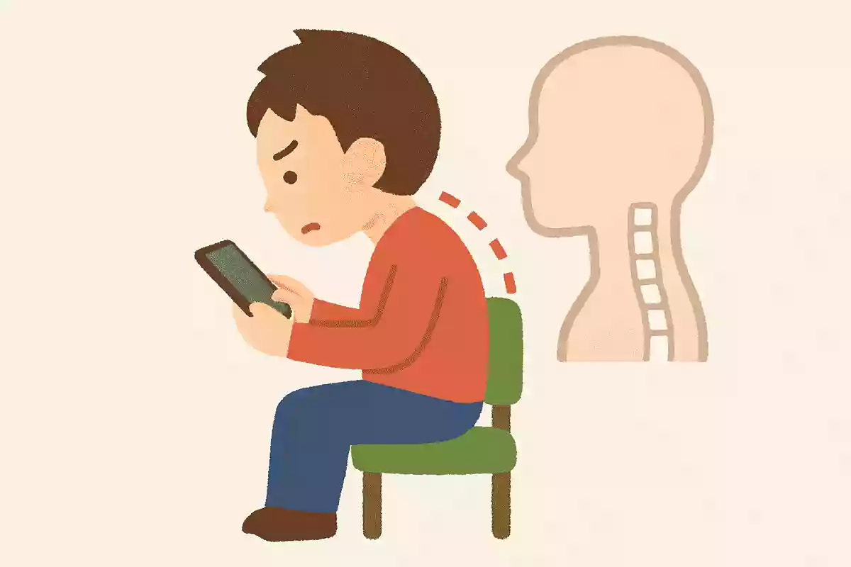 スマホ依存で姿勢が悪くなり、クビの骨がまっすぐなってしまう状態を何と呼ぶでしょうか?NEW!